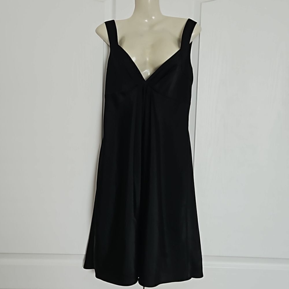 HOST PICK🥳 Calvin Klein Maternity Robe Slip-On Midi Dress With Low Back Black 6